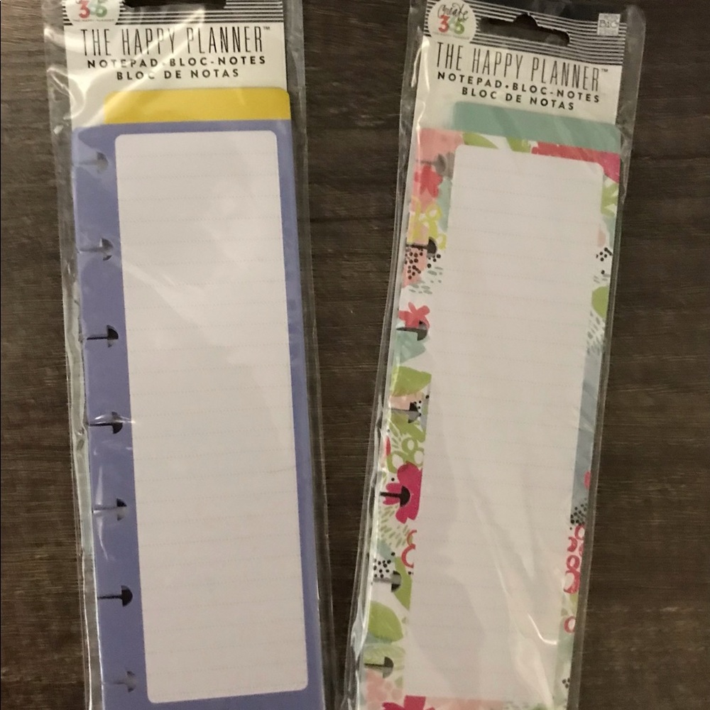 Happy Planner notepad inserts